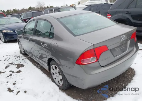 2007 Honda Civic Lx из США, поврежденный, VIN 1HGFA15577L000279